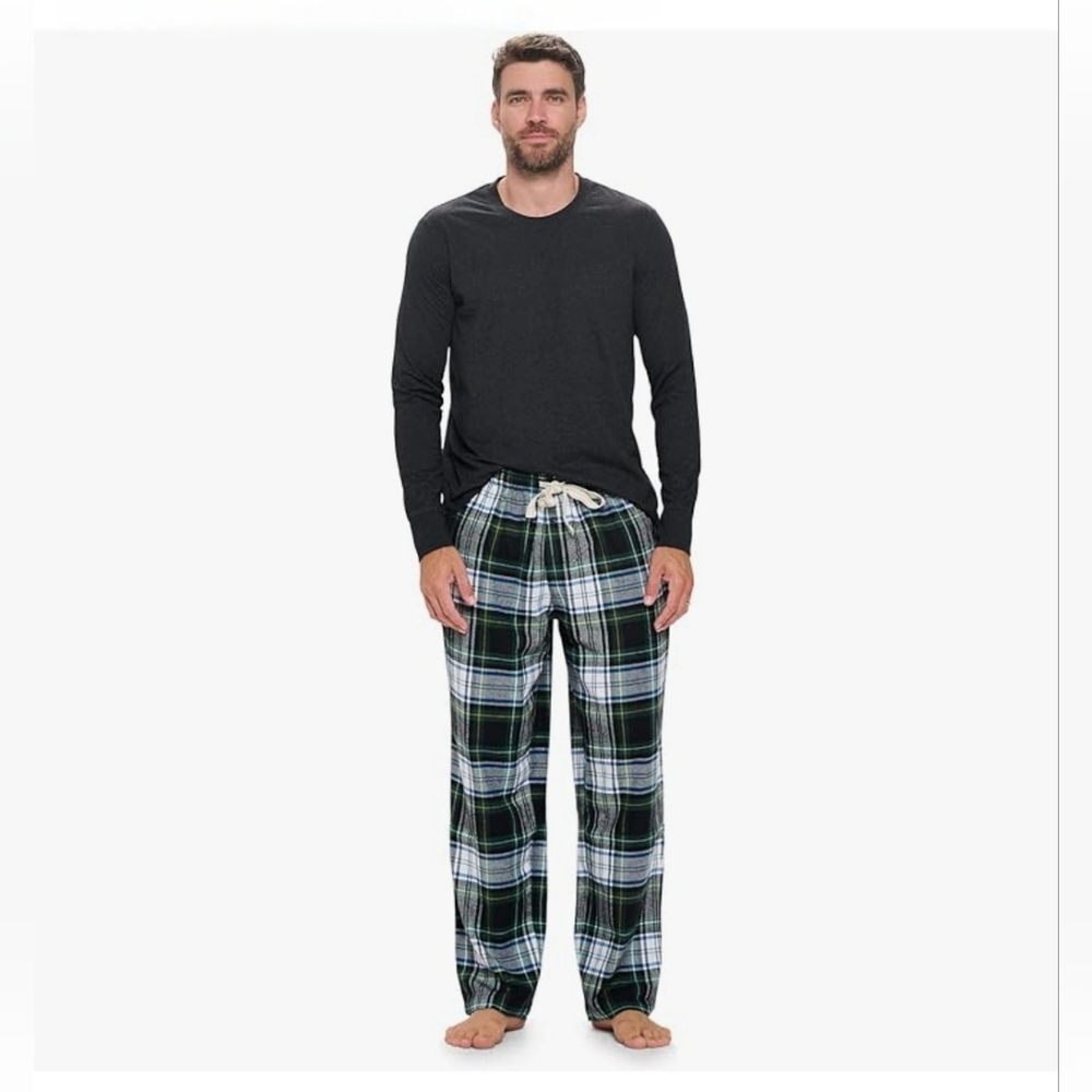 Ashford & Brooks Mens Flannel Pajamas Set XX-Large.